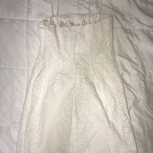 Ann Taylor white lace dress